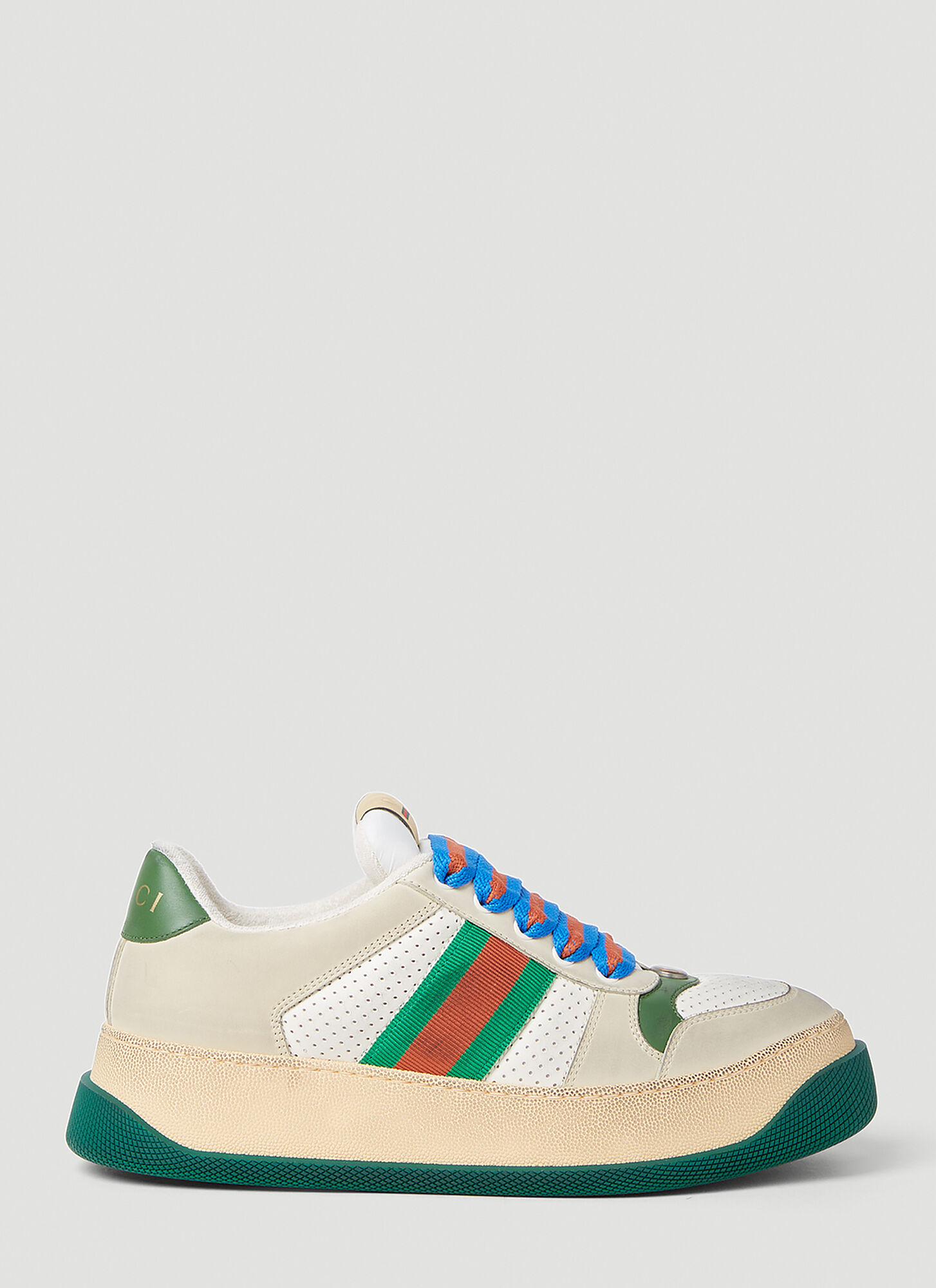 Gucci Screener Damen-sneaker Aus Leder In Multi
