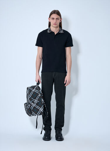 Burberry Logo Patch Jeans Black bur0159043
