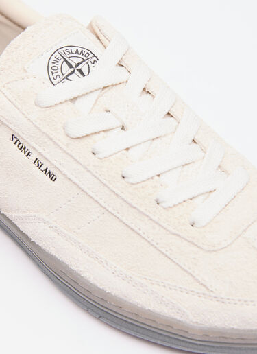 Stone Island Rock 绒面革运动鞋 乳白 sto0156112