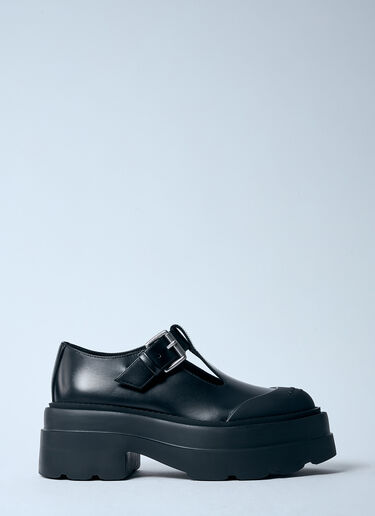 Alexander Wang Mary Jane Tova Platform Shoes Black awg0259036