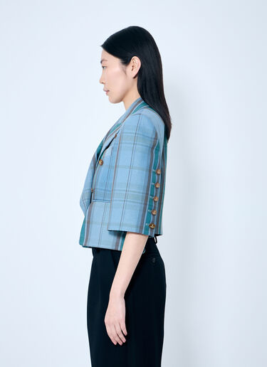 Vivienne Westwood Cut Off Blazer Blue vvw0259028
