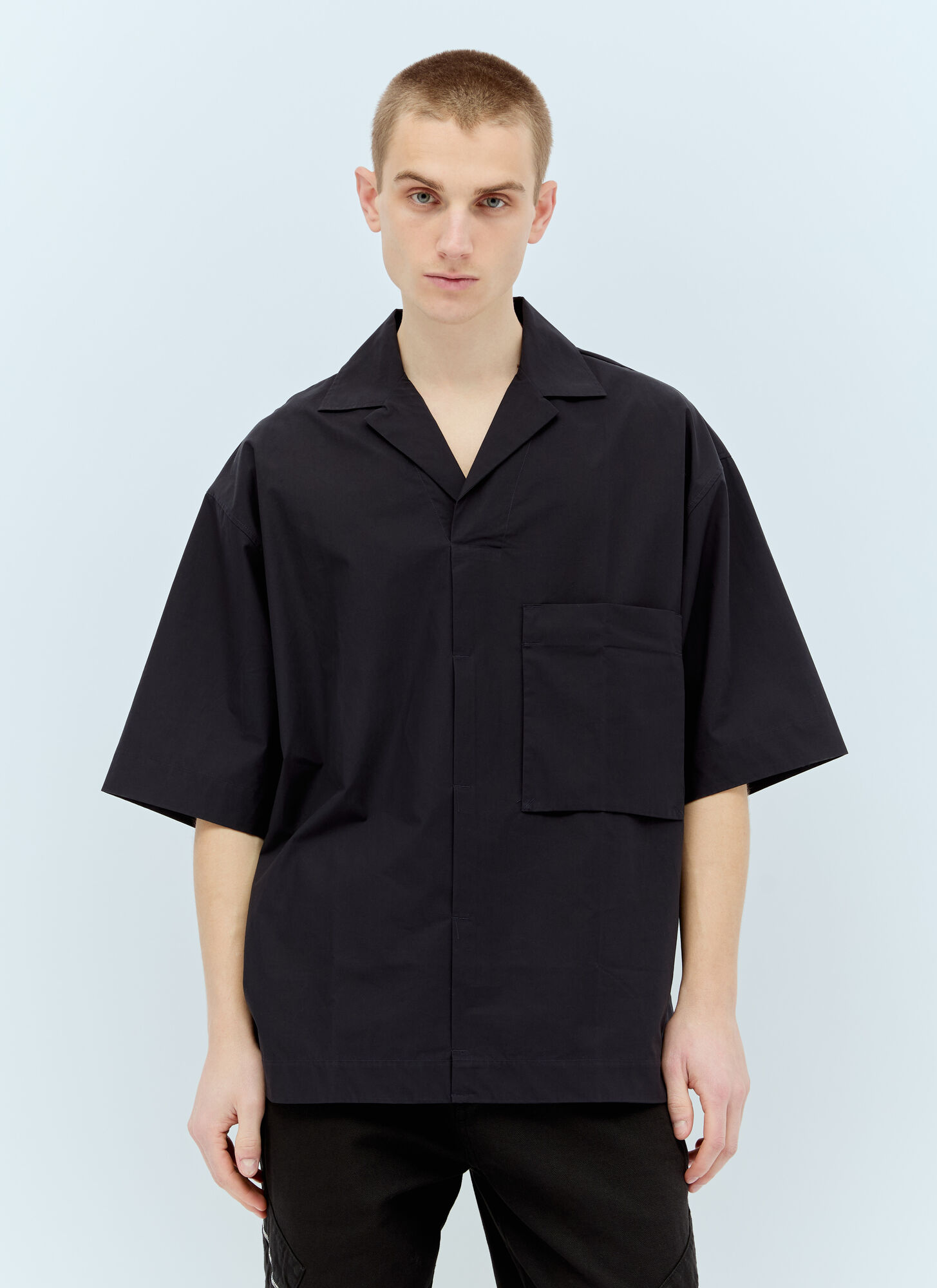 Shop Jacquemus Le Haut Polo Shirt In Black