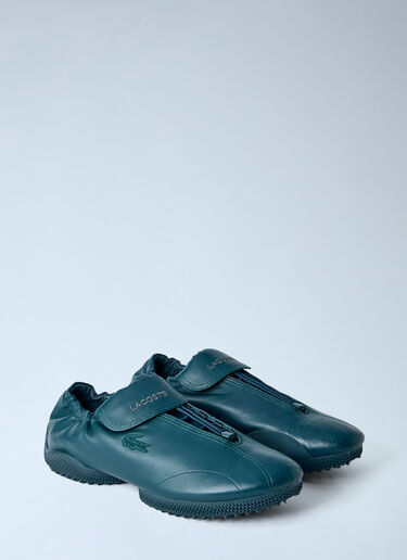 LN-CC® - Lacoste: Runway Low Set Leather Sneakers - Green Lacoste Runway Low Set Leather Sneakers Green lac0166011