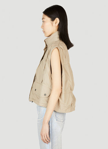Parachute Puffer Vest Our Legacy Parachute Puffer Vest Beige our0252007