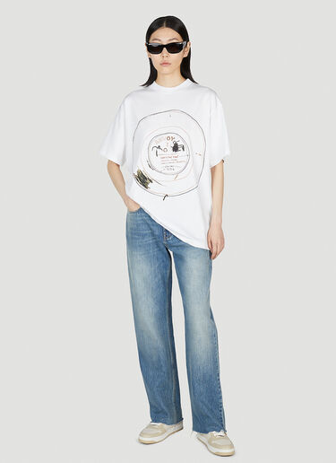 Honey Fucking Dijon Basquiat T-Shirt White hdj0352003