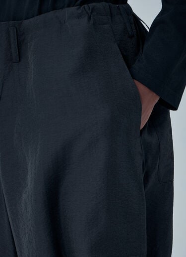 Yohji Yamamoto Drawstring Hem Shorts Black yoy0164010