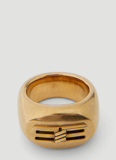Balenciaga Icon Signet Ring Gold bal0151078