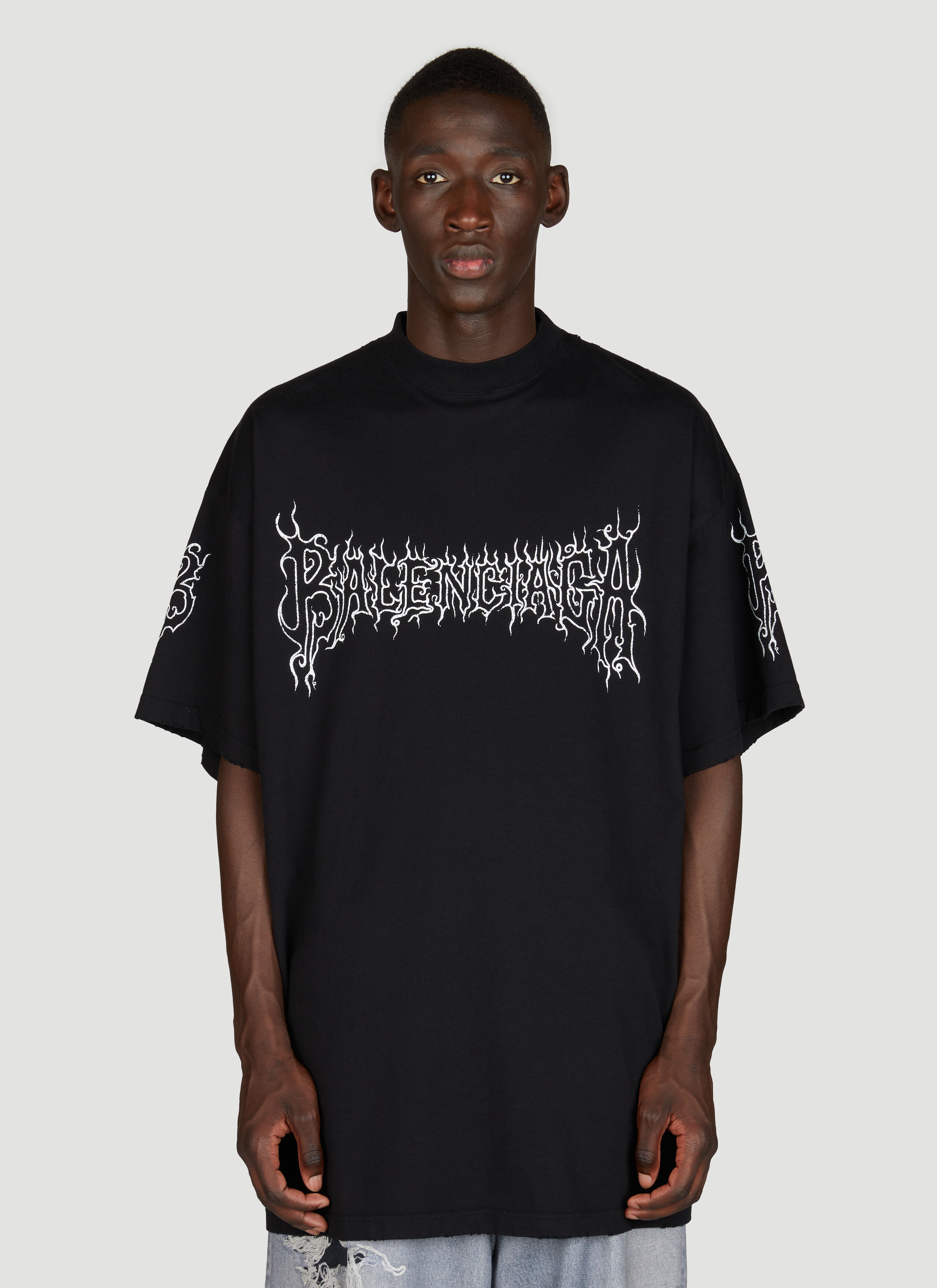 Balenciaga Darkwave Large Fit T-Shirt in Black | LN-CC®