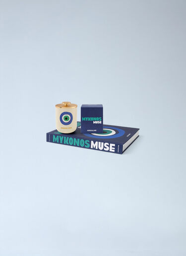 Assouline Mykonos Muse Travel Candle Blue wps0691920
