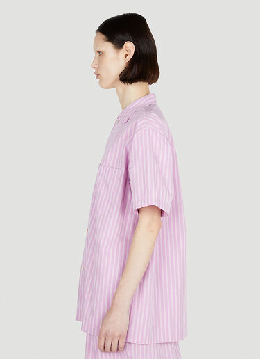 Tekla Skagen Stripes Shirt Pink tek0352002