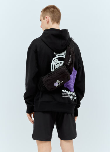 Y-3 x Real Madrid 徽标印花腰包 黑色 rma0156012