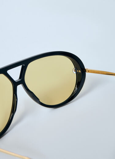 Bottega Veneta Drop 飞行员太阳镜 黑色 bos0359003