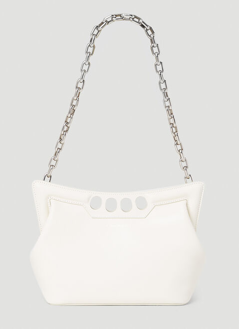 Jacquemus Small Peak Shoulder Bag Cream jac0254095