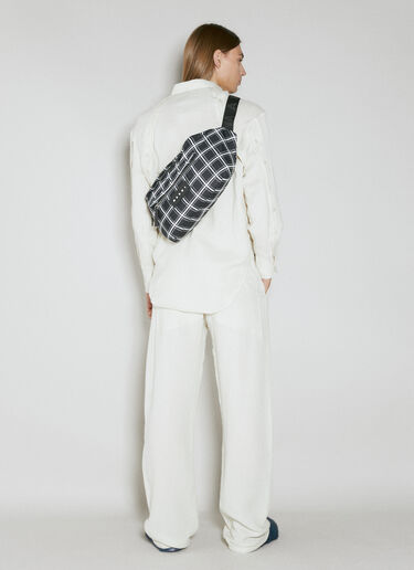 Marni Large Check Belt Bag Black mni0154015