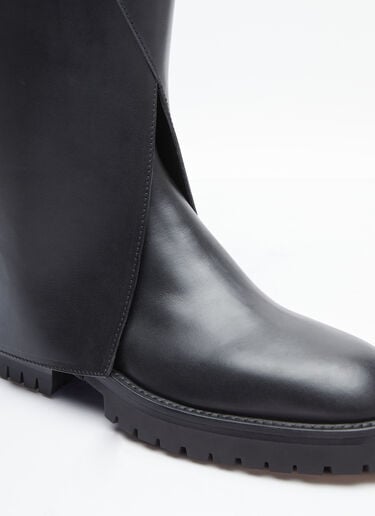 Ann Demeulemeester Jay Leather Boots Black ann0154013