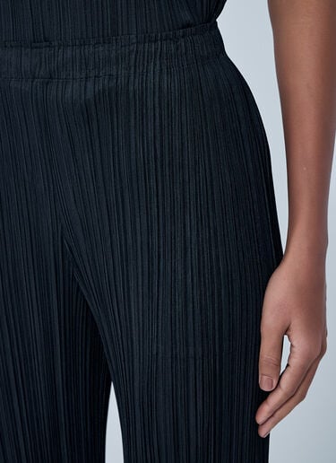 Pleats Please Issey Miyake Pleated Pants Black plp0263002