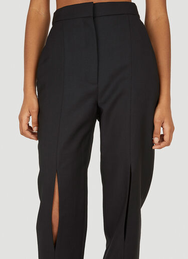 Alexander McQueen 슬래시 팬츠 블랙 amq0250037