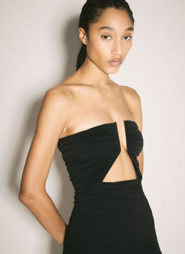 Rick Owens Prong ミニドレス ブラック ric0257003