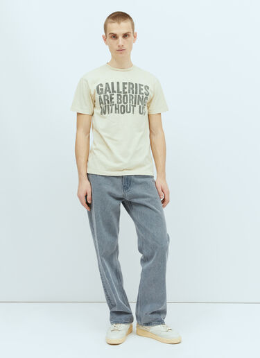 Boring 티셔츠 Gallery Dept. Boring 티셔츠 베이지 gdp0153024