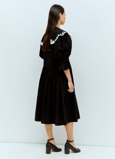 Chopova Lowena Fer 中长连衣裙 黑色 cho0256001
