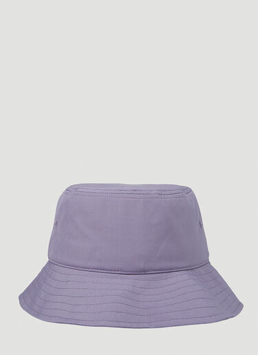 Acne Studios Face Patch Bucket Hat Lilac acn0351004