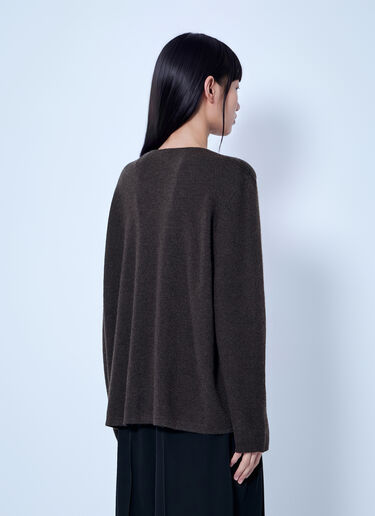 LN-CC® - The Row: Purin Cashmere Top - Brown The Row Purin Cashmere Top Brown row0266015