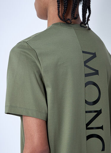 Moncler Logo Motif T-Shirt Green mon0160022