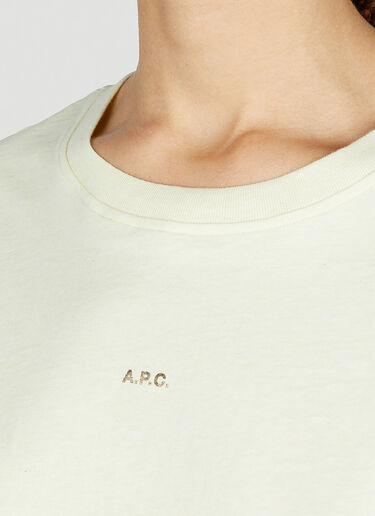 A.P.C. 徽标印花 T 恤 乳白色 apc0252003