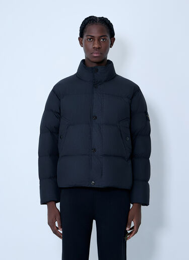 Stone Island Short Down Jacket Black sto0164010