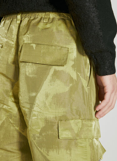 Lined Rips Drawstring Pants Y-3 Lined Rips Drawstring Pants Green yyy0154003
