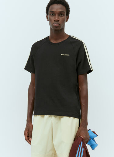 ロゴアップリケTシャツ adidas by Wales Bonner ロゴアップリケTシャツ ブラック awb0354007
