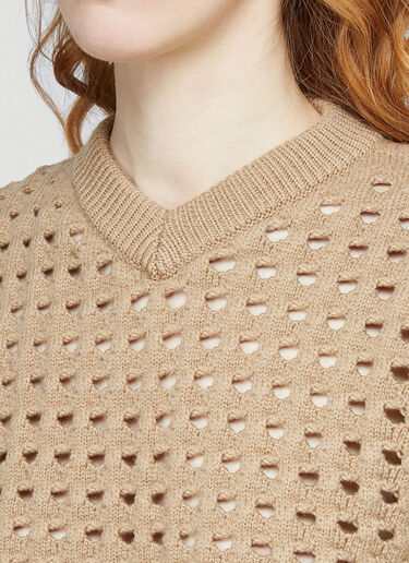 Bottega Veneta Open-Knit Sweater Beige bov0243022