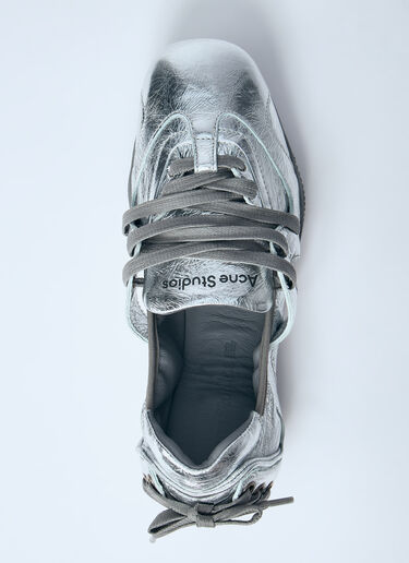 Acne Studios 系带皮鞋  银色 acn0260013