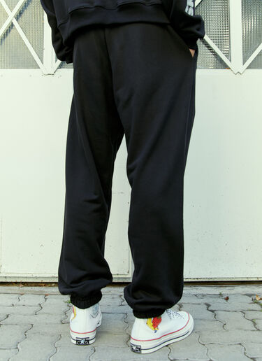 Sky High Farm Workwear グラフィックプリントトラックパンツ ブラック skh0354002