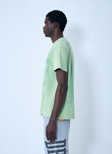 Logo Motif T-Shirt Gallery Dept. Logo Motif T-Shirt Green gdp0160016