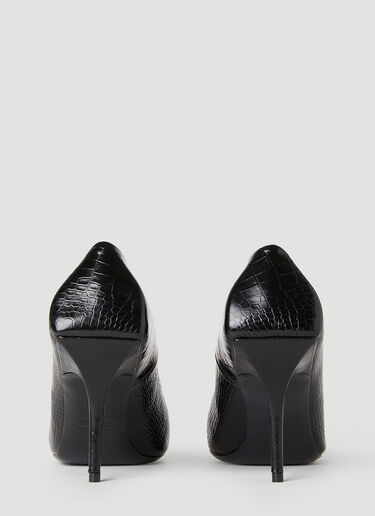 Balenciaga Logo Plaque Heeled Pumps Black bal0251061