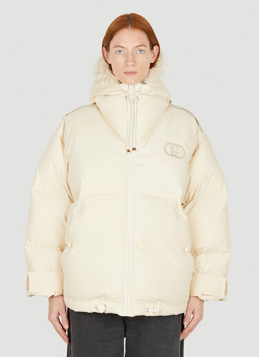 Gucci Water-Repellent Puffer Jacket Cream guc0251025