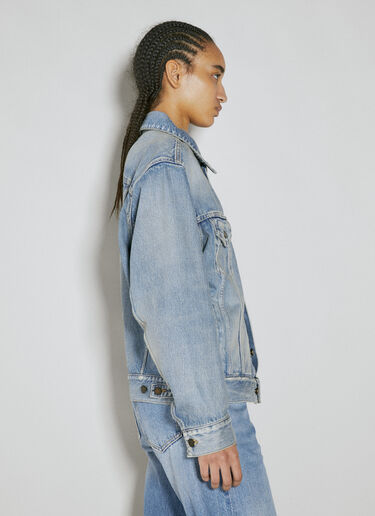 Oversized Denim Jacket Saint Laurent Oversized Denim Jacket Blue sla0253010
