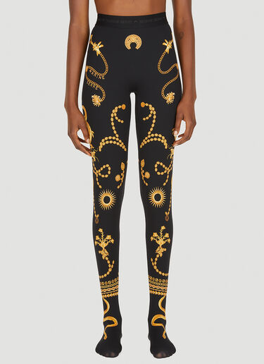 Marine Serre Ornament Jewellery Leggings Black mrs0252008