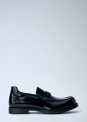 Balenciaga Comfy Leather Loafers Black bal0165025