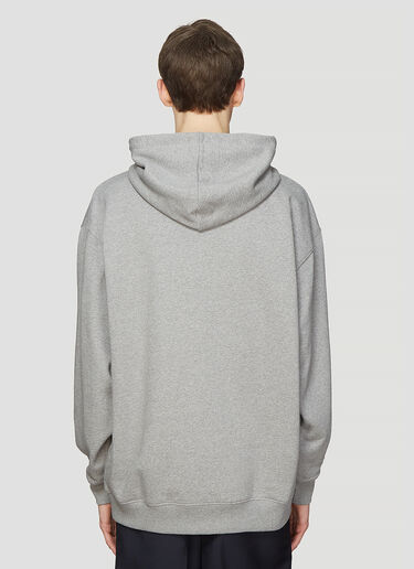 Acne Studios Hooded Oversized Face Patch Sweatshirt Grey acn0336001