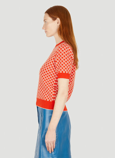 Logo Jacquard Top Gucci Logo Jacquard Top Orange guc0251023