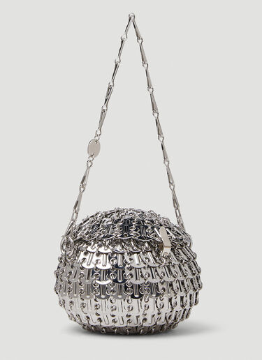 Rabanne 1969 Chainmail Ball Shoulder Bag Silver pac0250047