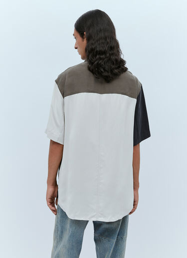 Song for the Mute Oversized Colour Block Shirt Grey sfm0154006