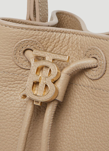 Mini TB Bucket Handbag Burberry Mini TB Bucket Handbag Beige bur0253072