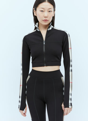 Burberry Cynthia Crop Top Black bur0253030