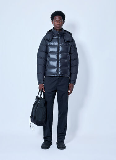 LN-CC® - Moncler: Maya Hooded Short Down Jacket - Black Moncler Maya Hooded Short Down Jacket Black mon0166010