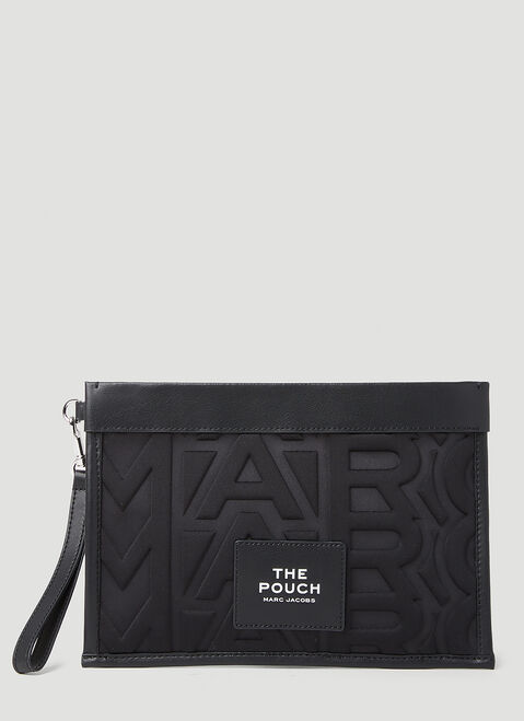 Marc Jacobs Monogram Large Clutch Bag Black mcj0253030