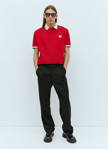 Gucci Interlocking G Polo Shirt Red guc0155012