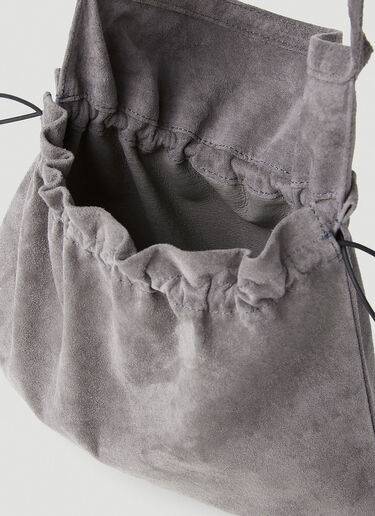Small Drawstring Crossbody Bag Hender Scheme Small Drawstring Crossbody Bag Grey hes0152014